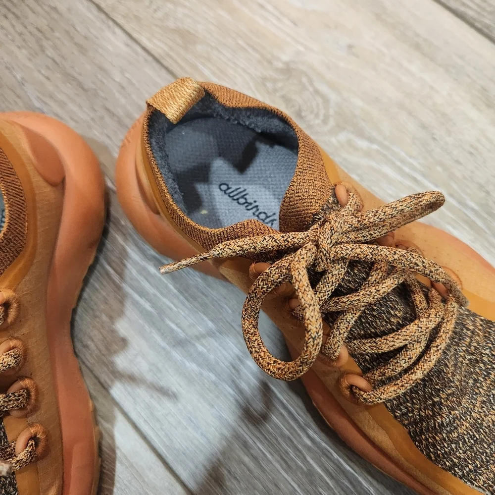 Allbirds Orange Trail Runner Hiking Athletic Womans Shoes Size 5.5 - Picture 10 of 10